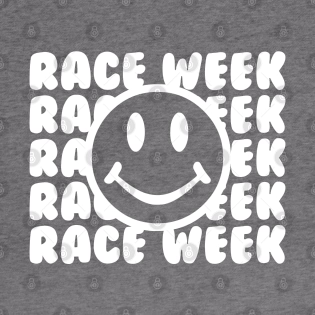 Race Week Smiley Face Design by DavidSpeedDesign